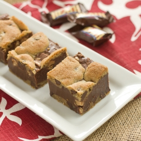 Fudge Filled Cookie Bars