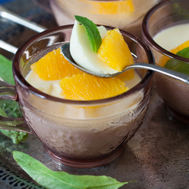 Orange Panna Cotta