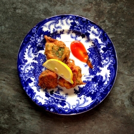 Camembert & Rocket Fritters