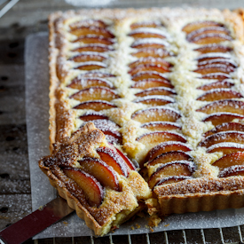 Plum Frangipante Tart