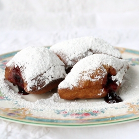 Boysenberry Beignets