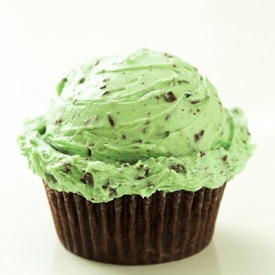 Mint Chocolate Chip Cupcakes