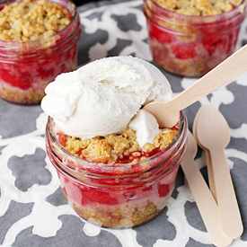 Gluten-Free Raspberry Crisp