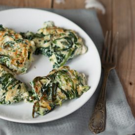 Spinach & Zucchini Ricotta Pancakes