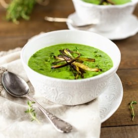 Green Pea Cream Soup