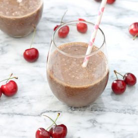 Chocolate Cherry Banana Smoothie