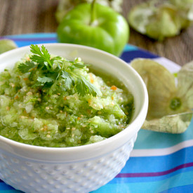 Raw Tomatillo Salsa