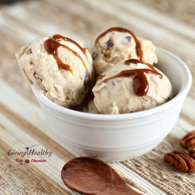 Butter Pecan Caramel Ice Cream