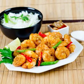 Garlic and Chilli Prawns