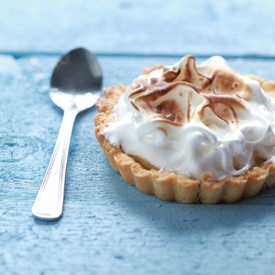 Rhubarb Meringue Tartelettes