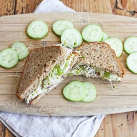 Light Chicken Salad Sandwiches