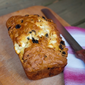 Goat Cheese and Olive Quick Bread