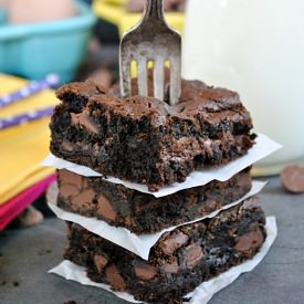 Fudgey Chocolate Chunk Brownies