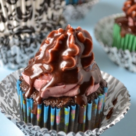 Chocolate Chiffon Cupcakes