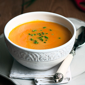 Pumpkin and Pear Cream Soup