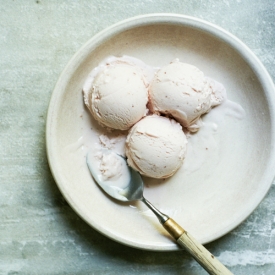 Strawberry and Mascarpone Ice Cream