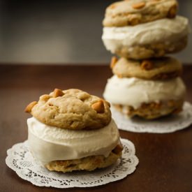 Butterscotch Chip Ice Cream Sandwich