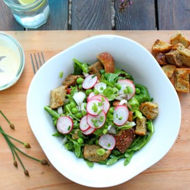 Spring Panzanella Salad