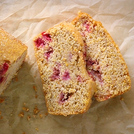 Strawberry Buckwheat Loaf