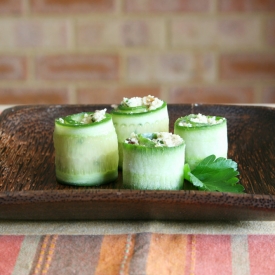 Cauliflower Cous Cous Cucumber Roll