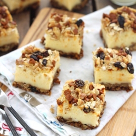 Oatmeal Raisin Cookie Cheesecake