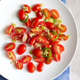 Spicy Marinated Tomatoes