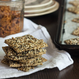 Pumped Up Seeded Crackers!