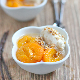 Poached Apricots