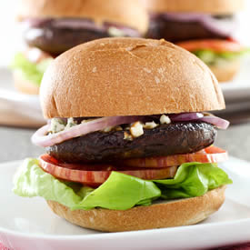 Portobello Blue Cheese Burgers