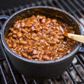 Smoky Bourbon “Baked” Beans