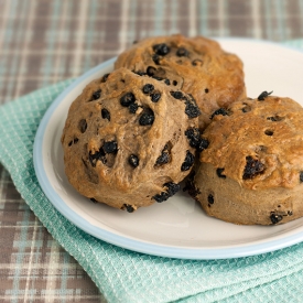 Chocolate, Raisin & Blueberry Scone