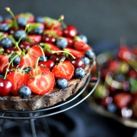 Chocolate tart