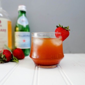 Strawberry Rhubarb Cocktail