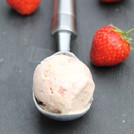 Strawberry Buttermilk Ice Cream