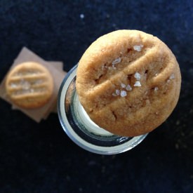 Salted Peanut Butter Cookies