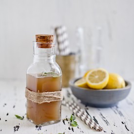 Ginger Lemongrass Basil Spritzer