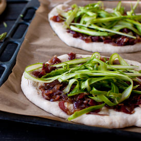 Shaved Asparagus Pizza