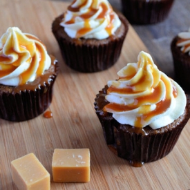 Coffee Caramel Cupcakes