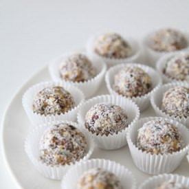 Dried Fig Apple Energy Balls