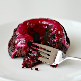 Mini Chocolate Bundt Cakes