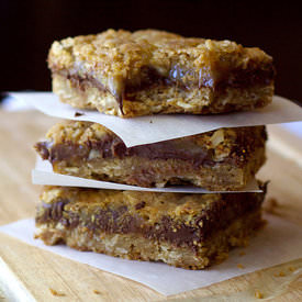 Chocolate Caramel Oatmeal Bars