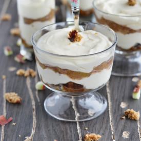 Rhubarb Gingerbread Tiramisu