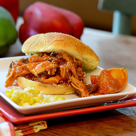 BBQ Pulled Chicken Sandwich