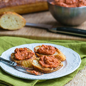 Roasted Tomato Almond Dip