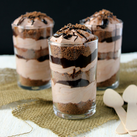 No Bake Chocolate Parfaits