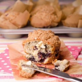 Giant Blueberry Muffins