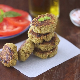 Pesto Quinoa Patties