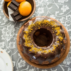 Chocolate Orange Swirl Bundt Cake