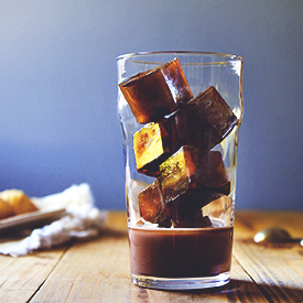 Iced Mocha with Coffee Cubes