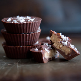 Dark Chocolate Almond Butter Cups